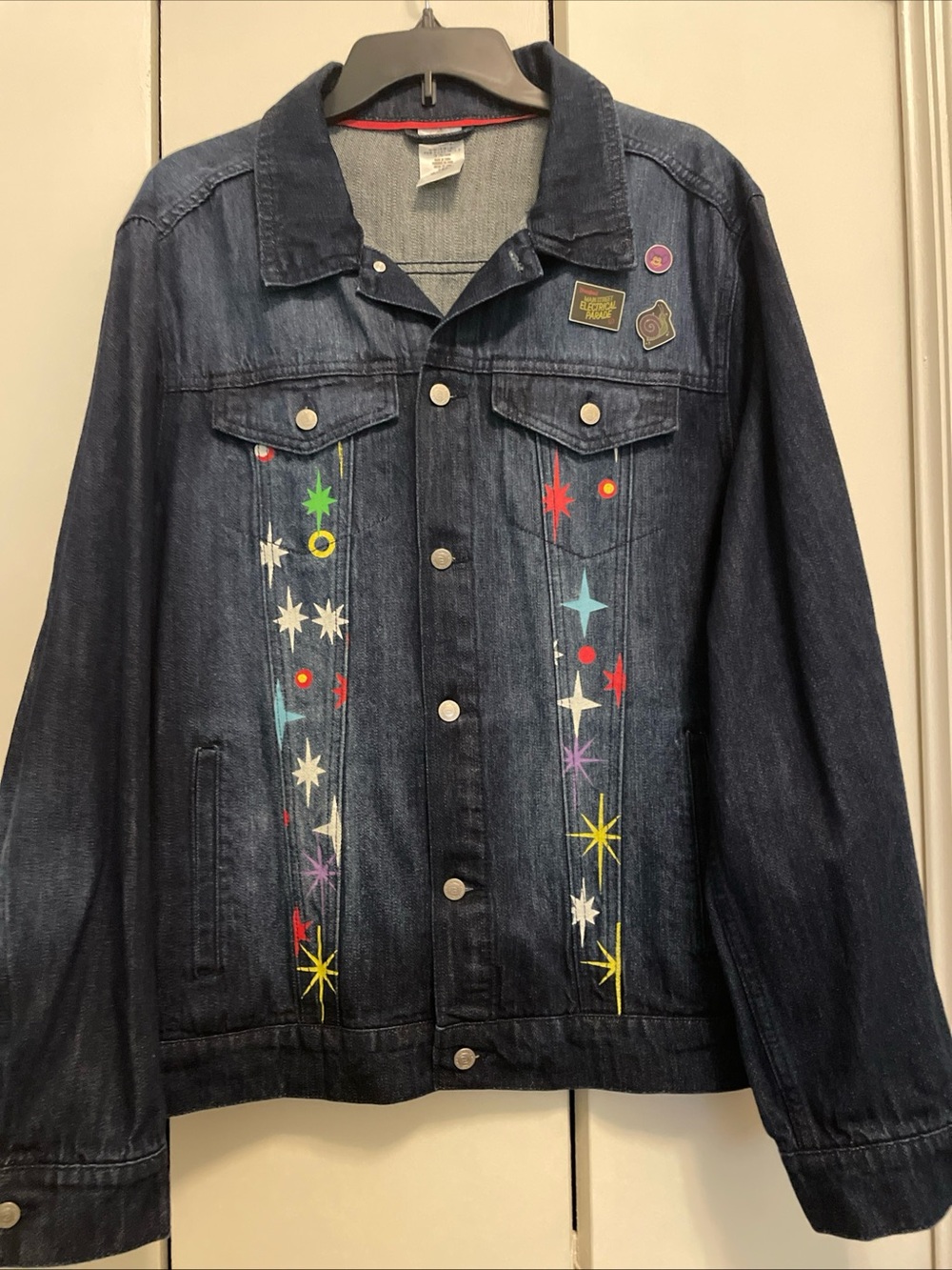 Disneyland MAIN STREET ELECTRICAL PARADE 50th Anniv. DENIM JACKET Adult L